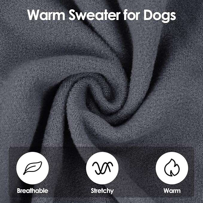 SUNFURA Hair Sticky Cat Clothes, Cat Sweater for Cats Only, 4-Legged Fleece Sweaters Kitten Pajamas Reduce Shedding Fur, Warm Pullover Shirts for Cats, Red XL