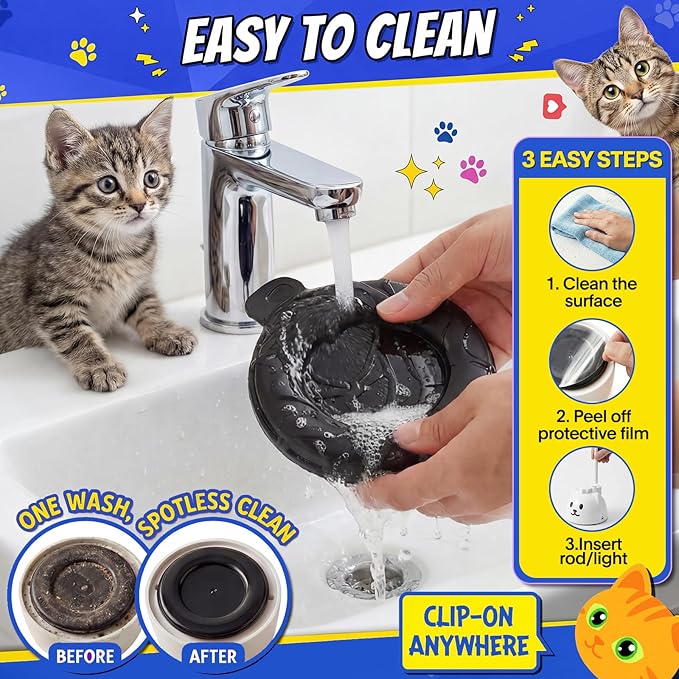 Interactive Cat Toys for Indoor Cats - Automatic Flying Bird Feather Toy, USB Rechargeable Electric Cat Teaser with Strong Sticky Base, Smart Motion Self-Play Toy for Bored Cats(Brown)