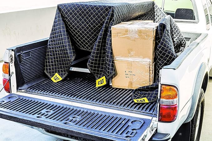 Cat Utility Padded Moving Blanket, Non-Woven Cushioned Blankets, 80 Inch by 72 Inch, Reinforced Stitching, Outdoors, Protection 980109N