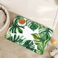 Palm Leaf Pet Feeding Mat,Boho Absorbent Quick-Dry Cat Dog Food and Water Bowl Mats,Non-Slip Rubber Backing Mat,Cat Dog Accessories Supplies 16"x24"