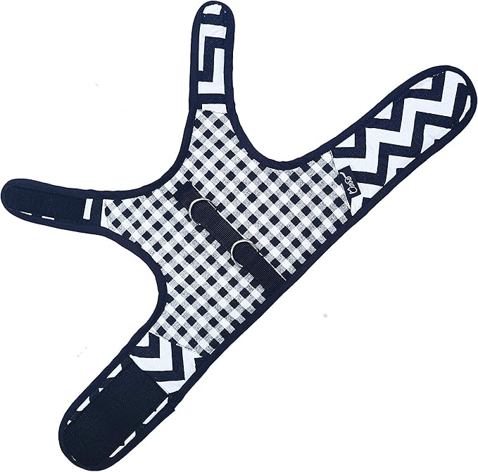 Cat Harness and Leash for Walking Escape Proof, Adjustable Cat Vest Harness, Padded Stylish Cat Walking Jackets, Black Plaid, X-Small