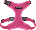 Voyager Step-in Pet Harness - All Weather Mesh, Adjustable Step in Harness for Cats and Dogs by Best Pet Supplies - Fuchsia, S