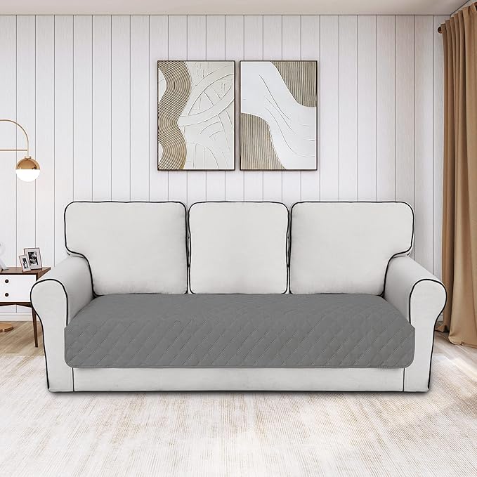 Easy-Going 100% Waterproof Dog Bed Cover, Non-Slip Pet Blanket for Furniture, Washable Couch Cover, Repleasement Sofa Cover (30X70 in, Grey)
