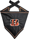Pets First NFL Cincinnati Bengals TIE Bandana, Large/X-Large. Dog Bandana Scarf Bib for Pet Cat Dog. The Ultimate Game-Day, Party Bandana