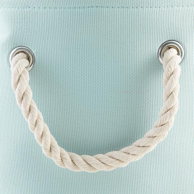 Bone Dry Pet Storage Collection Collapsible Bin, Medium Round, Aqua