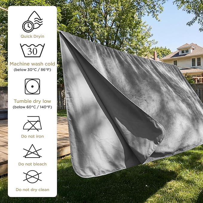 Bedsure Waterproof Couch Cover for Dogs Washable - Waterproof Blanket for Large Dogs Couch Sofa Cozy, Lightweight Furniture Protector for Pet Cat Quick Drying Puppy, Ash Grey, 40x50IN