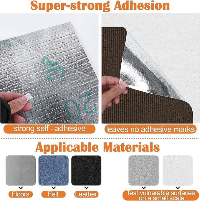 Cat Scratch Furniture Protector - 138" x 15.8" Trimmable Self-Adhesive Cats Claws Scratch Pads, DIY Cat Climbing Couch Protector for Scratch Post Cat Tree Replacement Indoor (Brown)