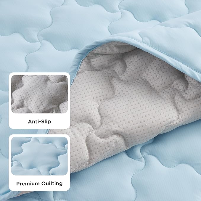 Bedsure Cooling Mat for Large Dogs – 48x30 Thin Washable Cooling Pet Pad for Puppy, QMAX>0.5, XXL Portable Kennel Puppy Bed for Summer, Non-Slip Summer Crate Pad for Big Dog Up to 100 lbs
