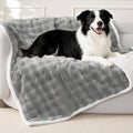 Soft Cozy Waterproof Dog Blanket for Couch - Room Decor Medium Pet Blanket for Furniture Protector, Washable Calming Dog Crate Blankets for Indoors & Outdoors, Grey, 40"x50"
