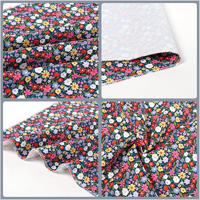 ARING PET Floral Dog Bandana, Spring Summer Colorful Flower Girl Pet Bandana Scarf Triangle Bibs for Puppy Small Medium Large Dogs-L